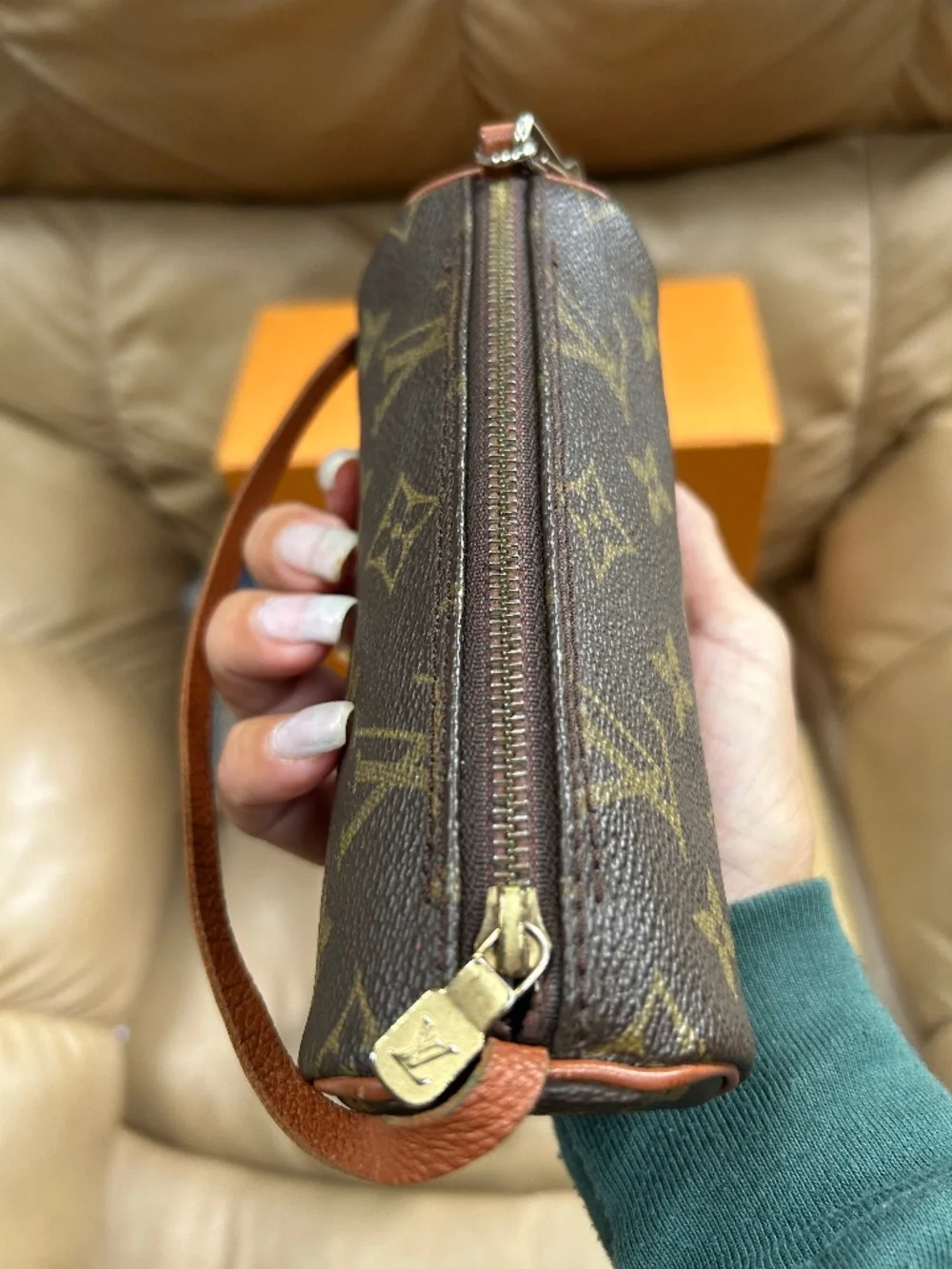 Cute Authentic Louis Vuitton Set MINI Papillon & Key/Card case